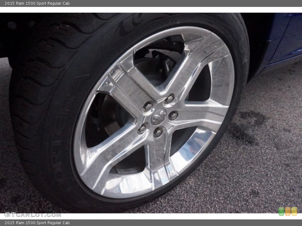 2015 Ram 1500 Sport Regular Cab Wheel and Tire Photo #102453521