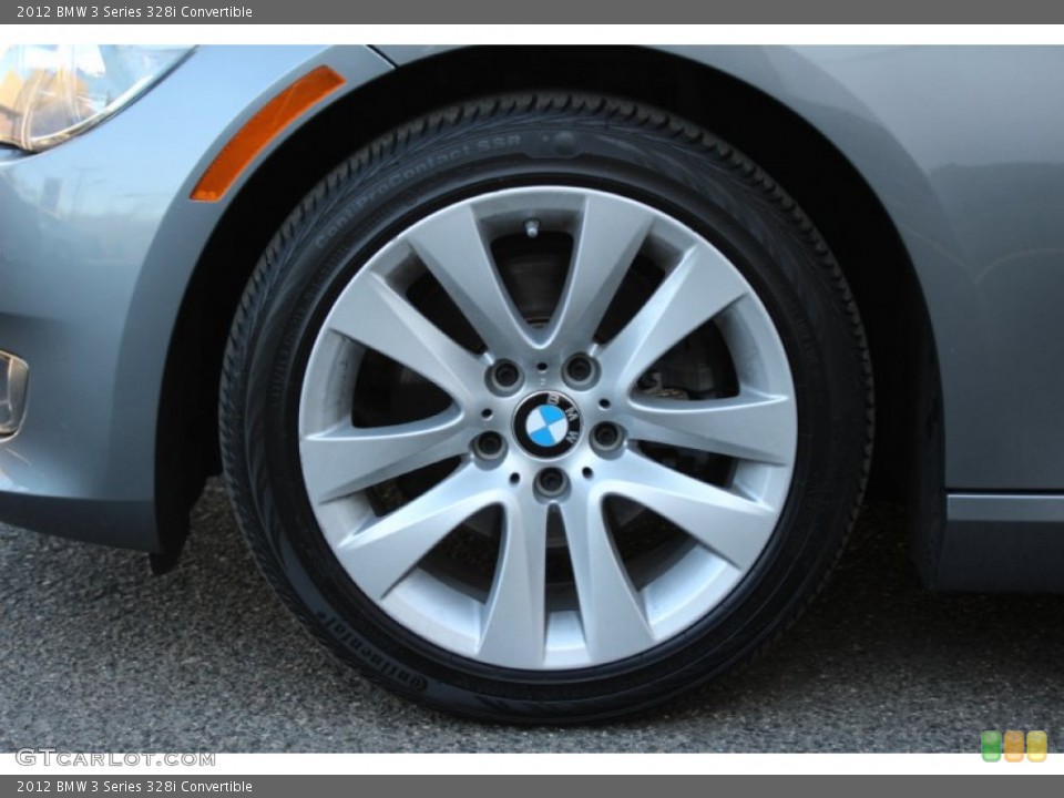 2012 BMW 3 Series 328i Convertible Wheel and Tire Photo #102474498