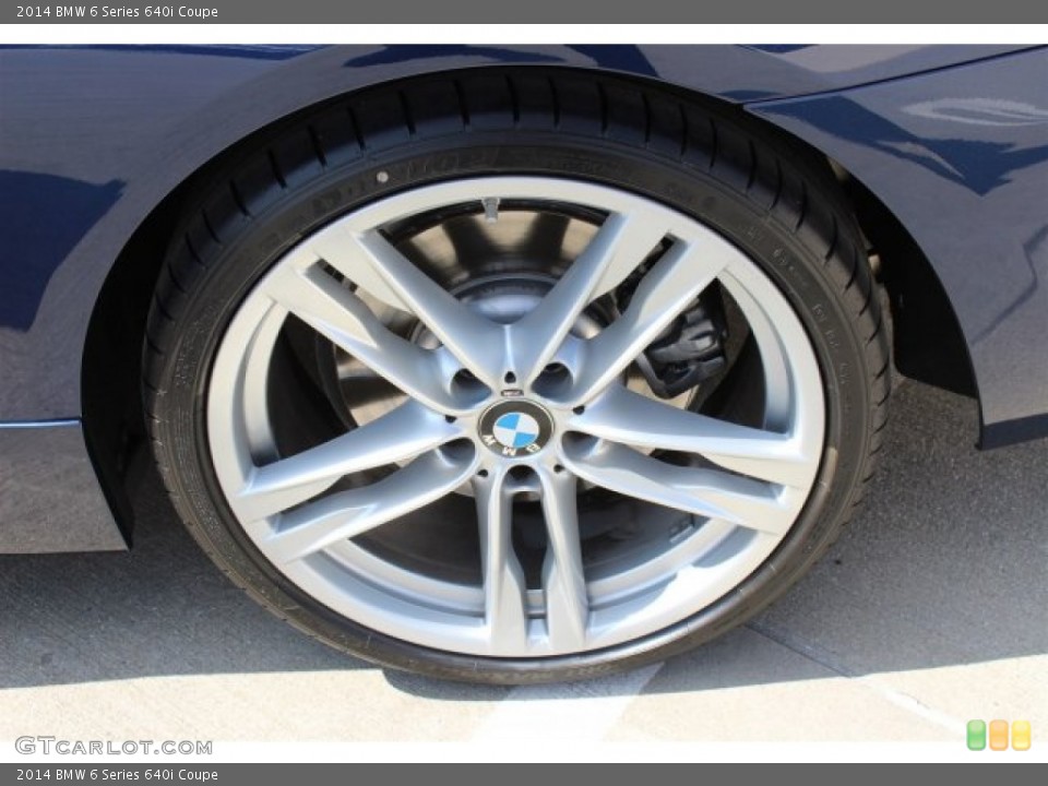 2014 BMW 6 Series 640i Coupe Wheel and Tire Photo #102479577