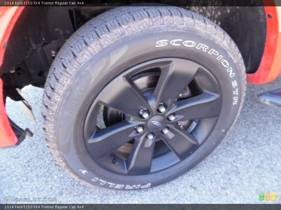 2014 Ford F150 FX4 Tremor Regular Cab 4x4 Wheel and Tire Photo #102480423