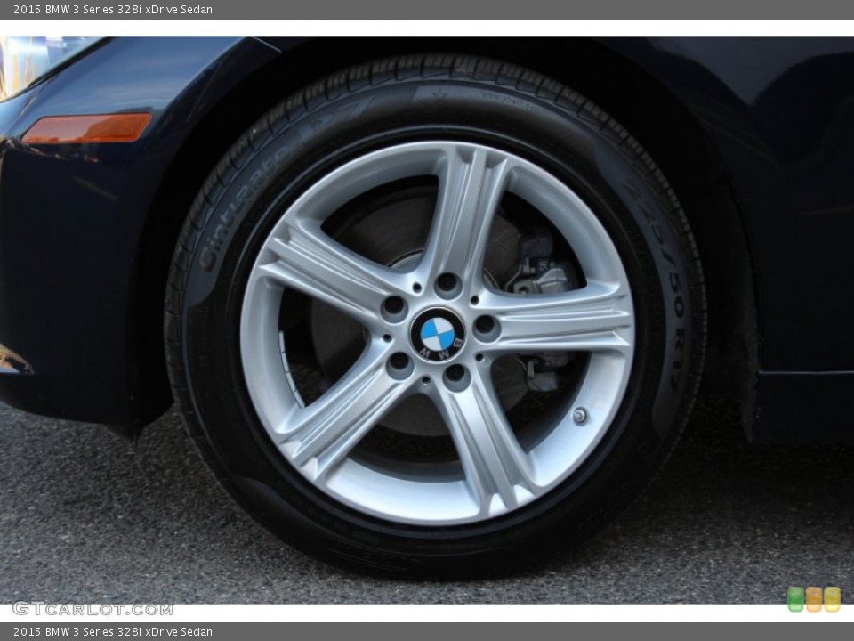 2015 BMW 3 Series 328i xDrive Sedan Wheel and Tire Photo #102480789