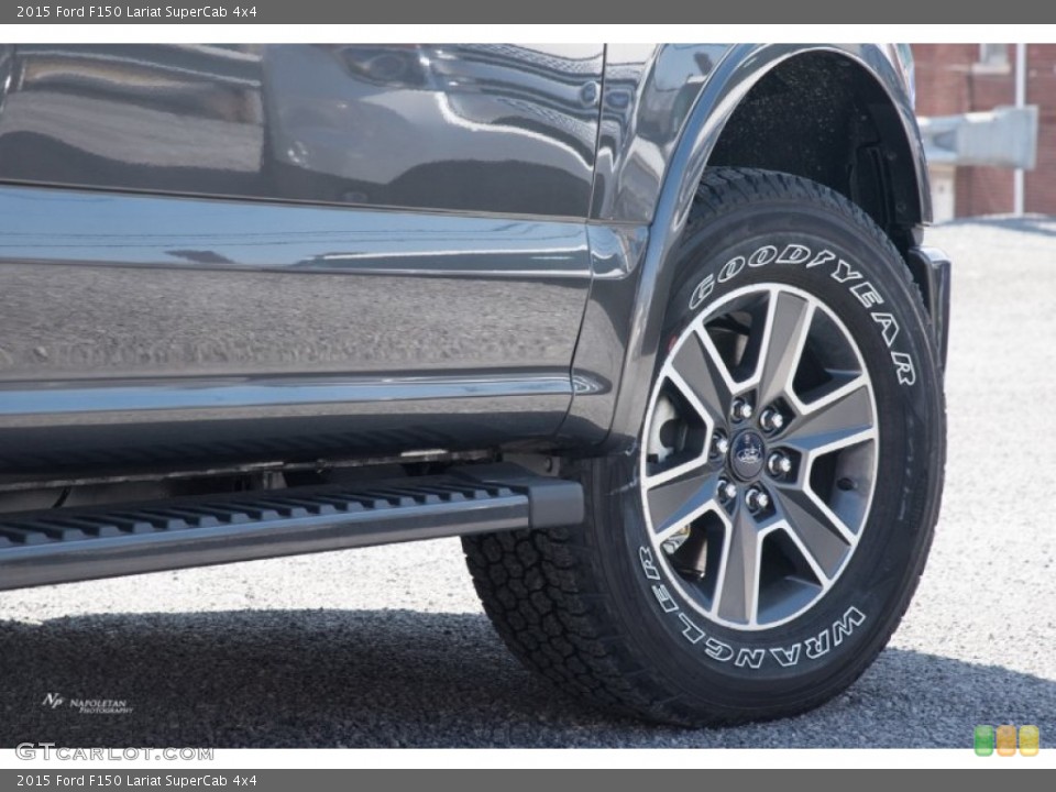 2015 Ford F150 Lariat SuperCab 4x4 Wheel and Tire Photo #102490980