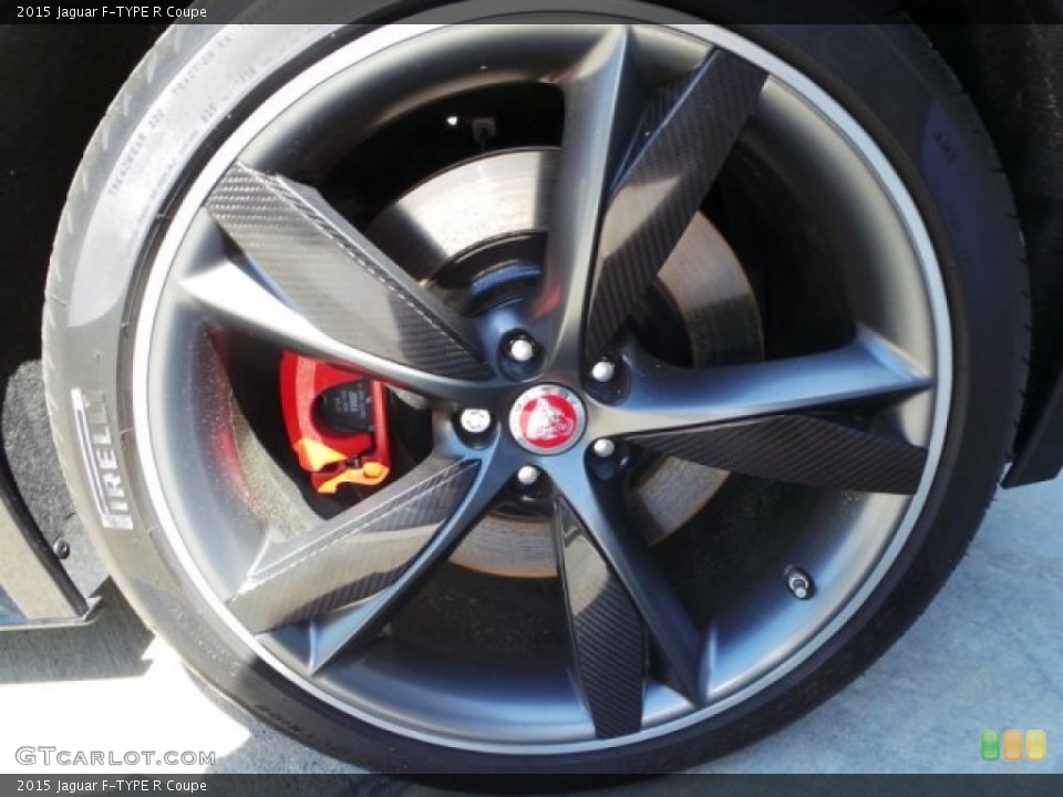 2015 Jaguar F-TYPE R Coupe Wheel and Tire Photo #102491856