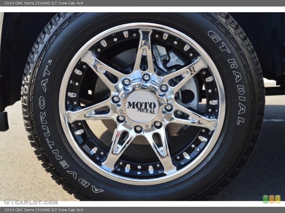 2014 GMC Sierra 2500HD Custom Wheel and Tire Photo #102493692