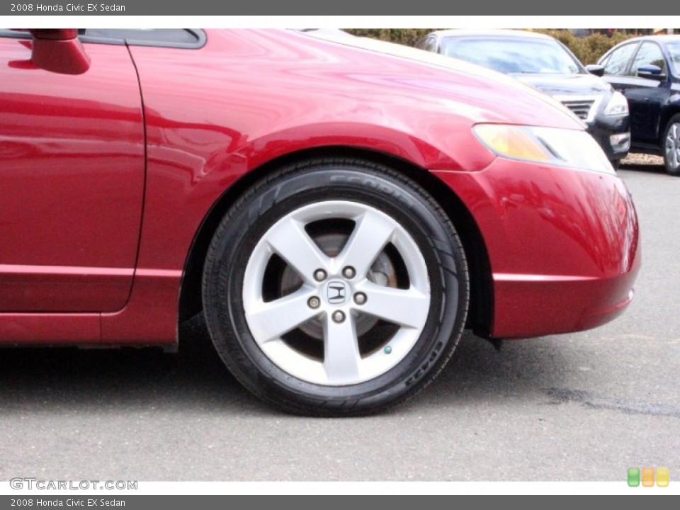 2008 Honda Civic EX Sedan Wheel and Tire Photo #102497964