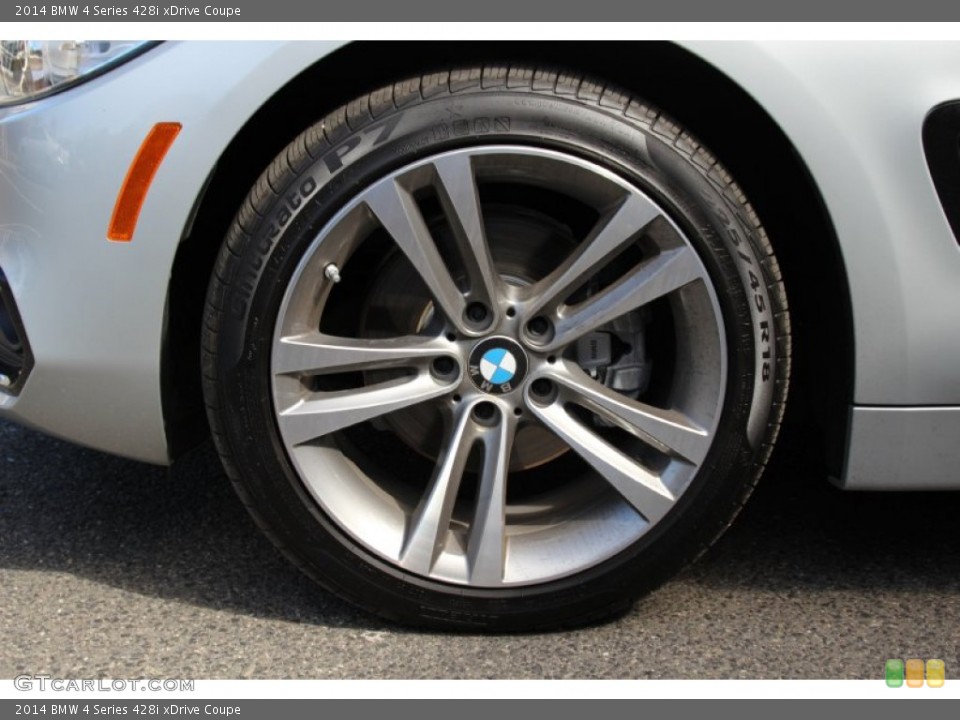 2014 BMW 4 Series 428i xDrive Coupe Wheel and Tire Photo #102499737