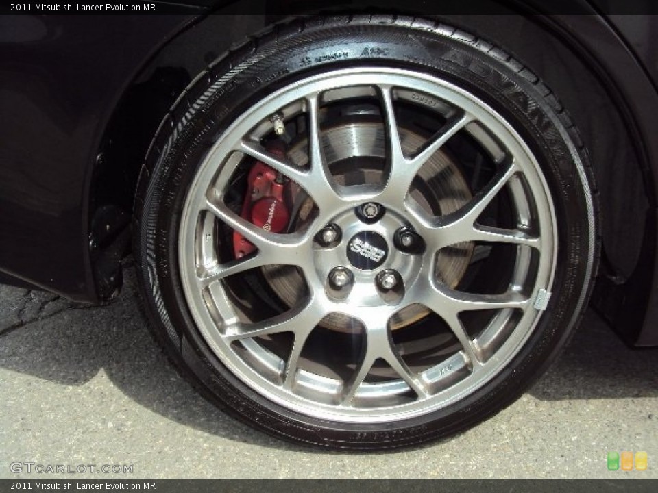 2011 Mitsubishi Lancer Evolution MR Wheel and Tire Photo #102510350