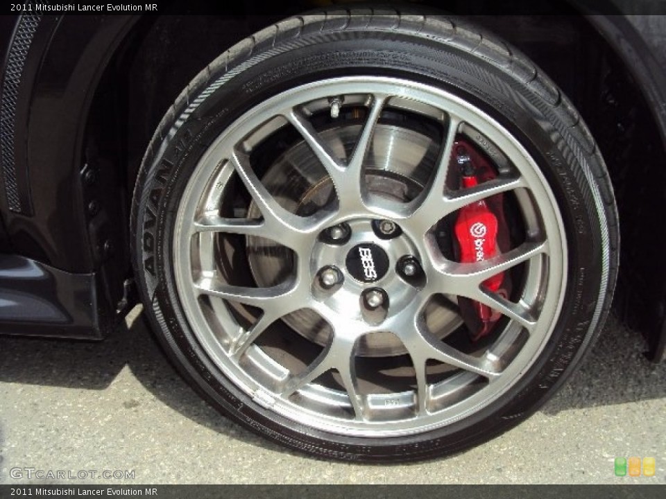 2011 Mitsubishi Lancer Evolution MR Wheel and Tire Photo #102510392