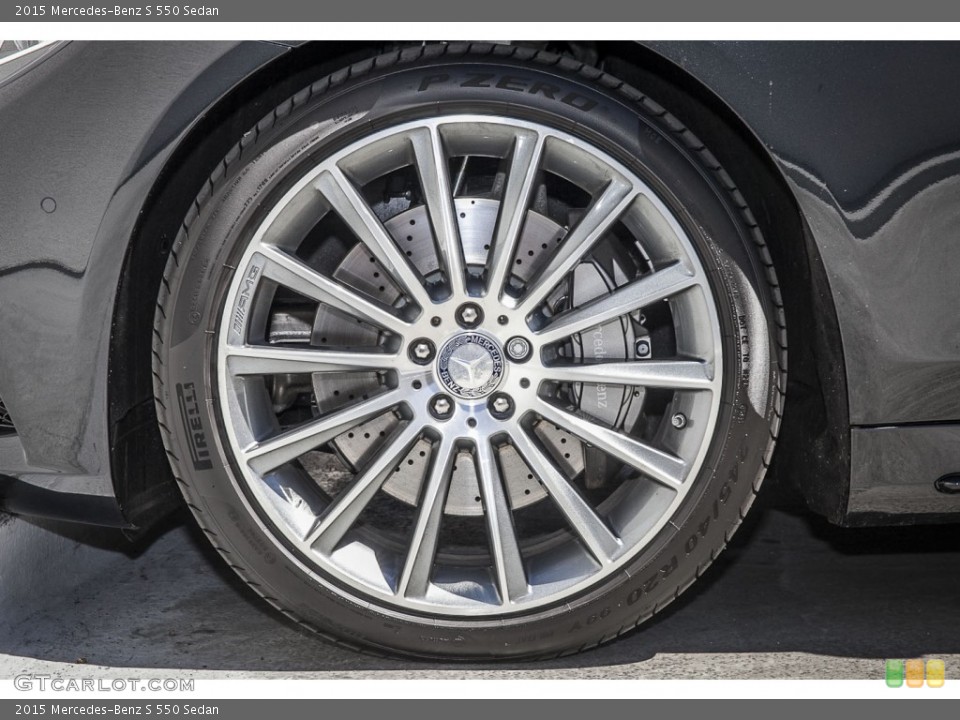 2015 Mercedes-Benz S 550 Sedan Wheel and Tire Photo #102516247