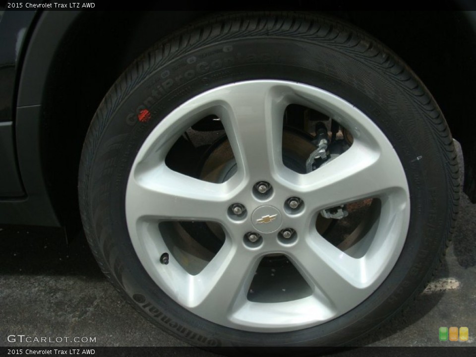 2015 Chevrolet Trax LTZ AWD Wheel and Tire Photo #102531608