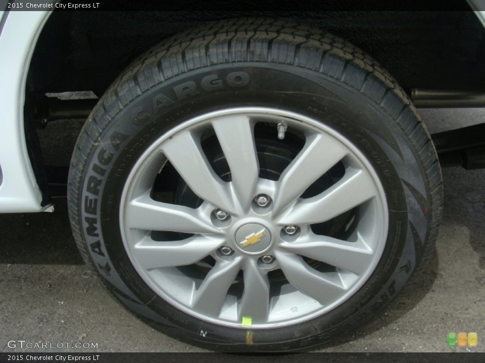 2015 Chevrolet City Express LT Wheel and Tire Photo #102531869