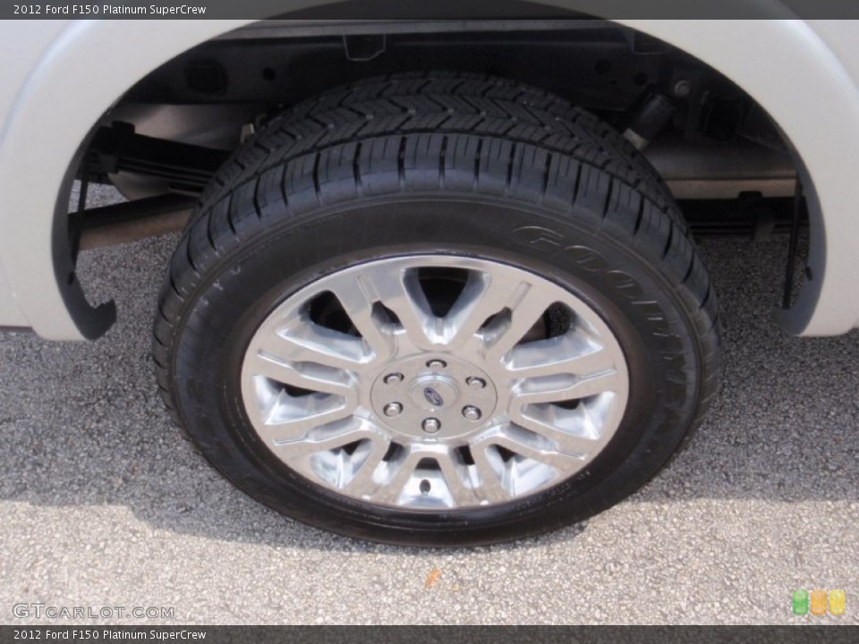 2012 Ford F150 Platinum SuperCrew Wheel and Tire Photo #102573562