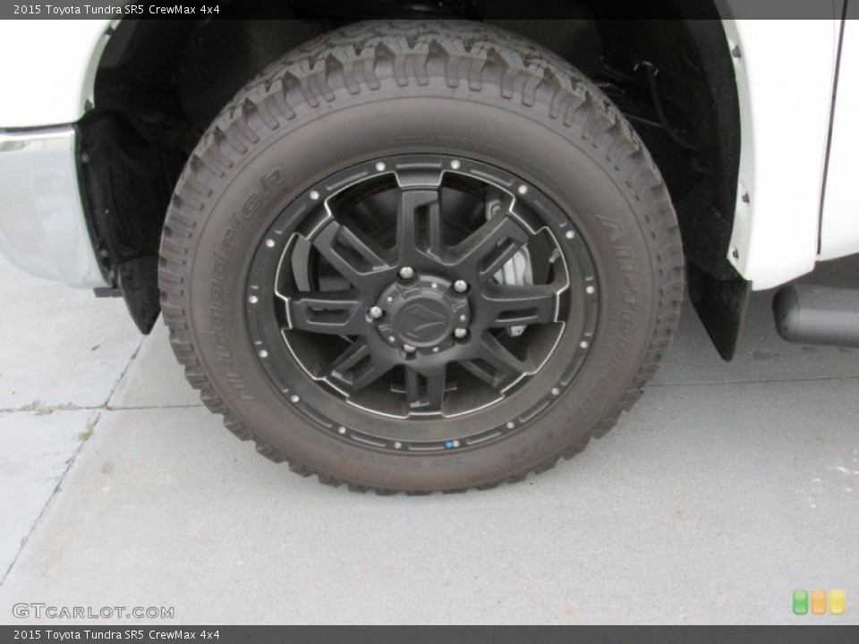 2015 Toyota Tundra SR5 CrewMax 4x4 Wheel and Tire Photo #102575065