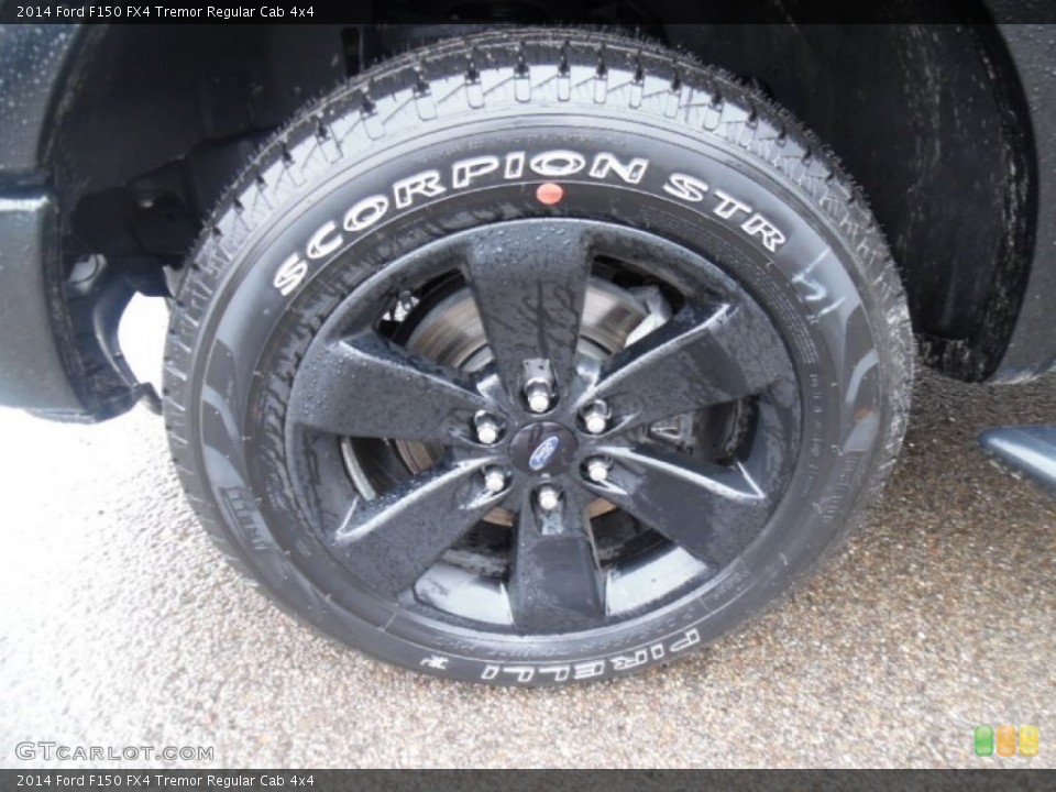 2014 Ford F150 FX4 Tremor Regular Cab 4x4 Wheel and Tire Photo #102588776