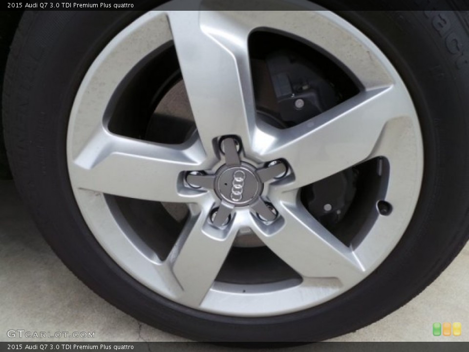 2015 Audi Q7 3.0 TDI Premium Plus quattro Wheel and Tire Photo #102592048