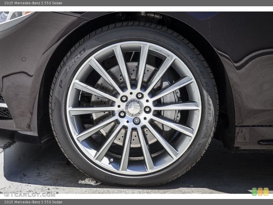 2015 Mercedes-Benz S 550 Sedan Wheel and Tire Photo #102606251