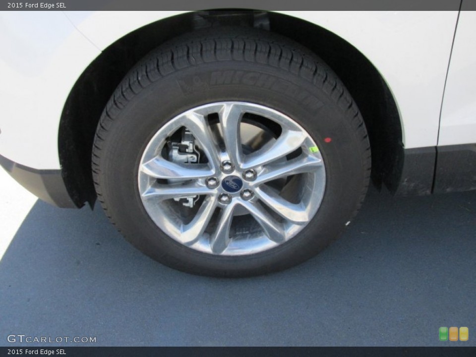 2015 Ford Edge SEL Wheel and Tire Photo #102612875