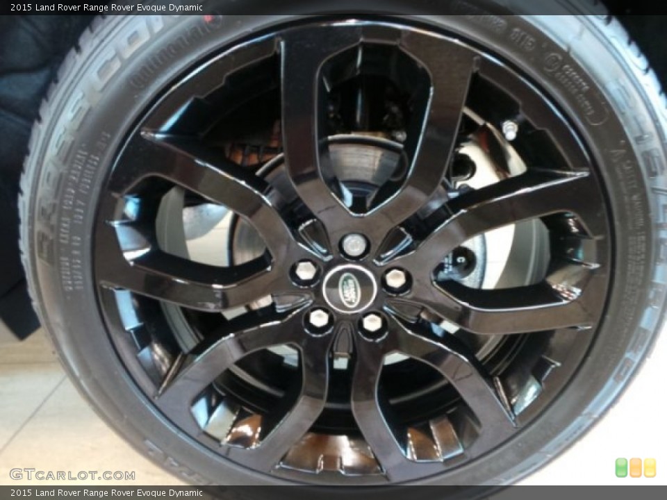 2015 Land Rover Range Rover Evoque Dynamic Wheel and Tire Photo #102623260
