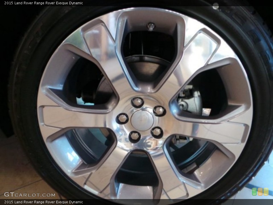 2015 Land Rover Range Rover Evoque Dynamic Wheel and Tire Photo #102623938