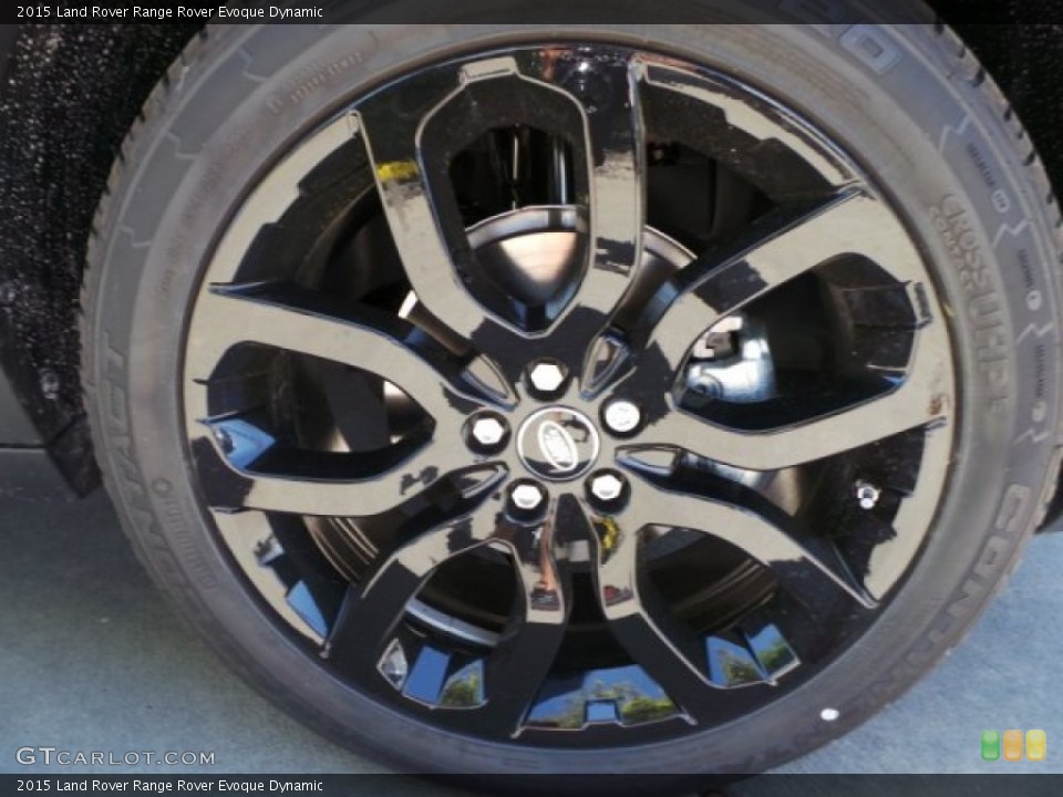 2015 Land Rover Range Rover Evoque Dynamic Wheel and Tire Photo #102626050