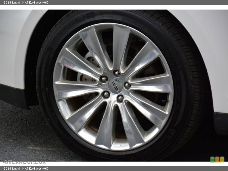 2014 Lincoln MKS EcoBoost AWD Wheel and Tire Photo #102626902