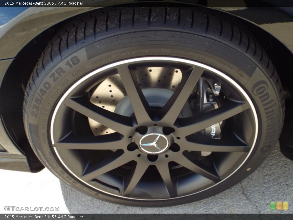 2015 Mercedes-Benz SLK 55 AMG Roadster Wheel and Tire Photo #102633229