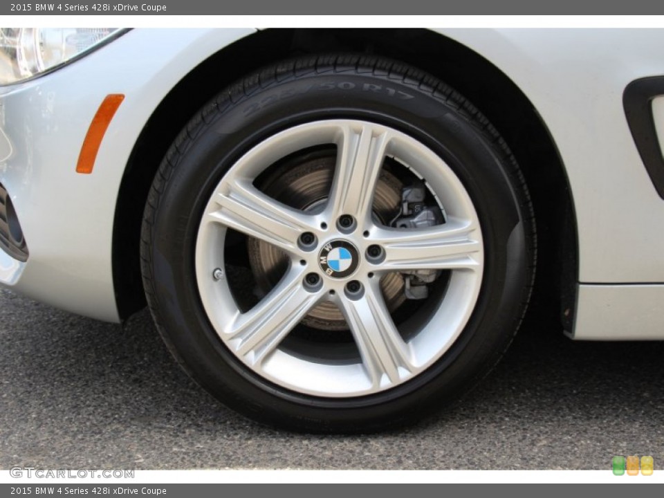 2015 BMW 4 Series 428i xDrive Coupe Wheel and Tire Photo #102650980