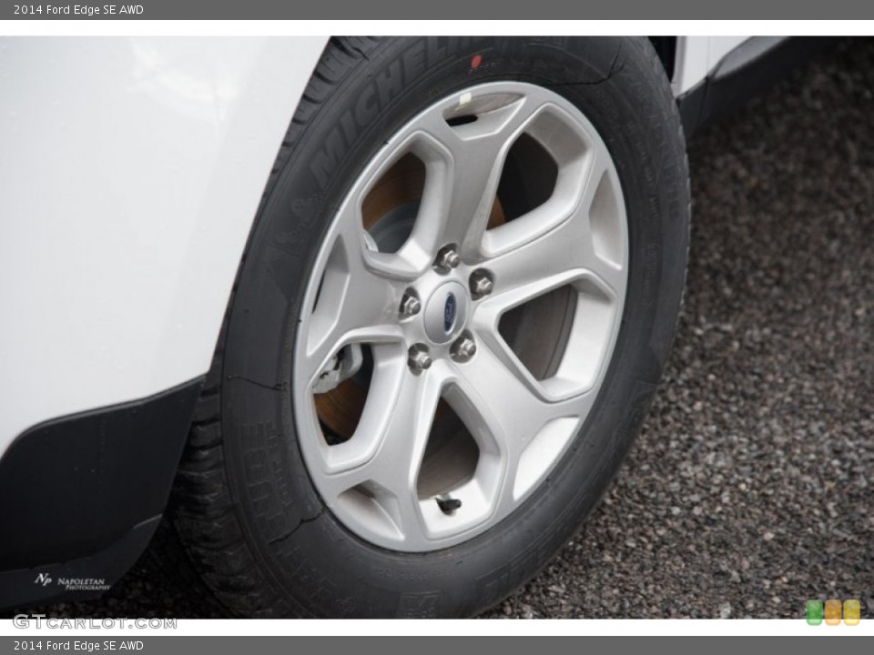 2014 Ford Edge SE AWD Wheel and Tire Photo #102654487