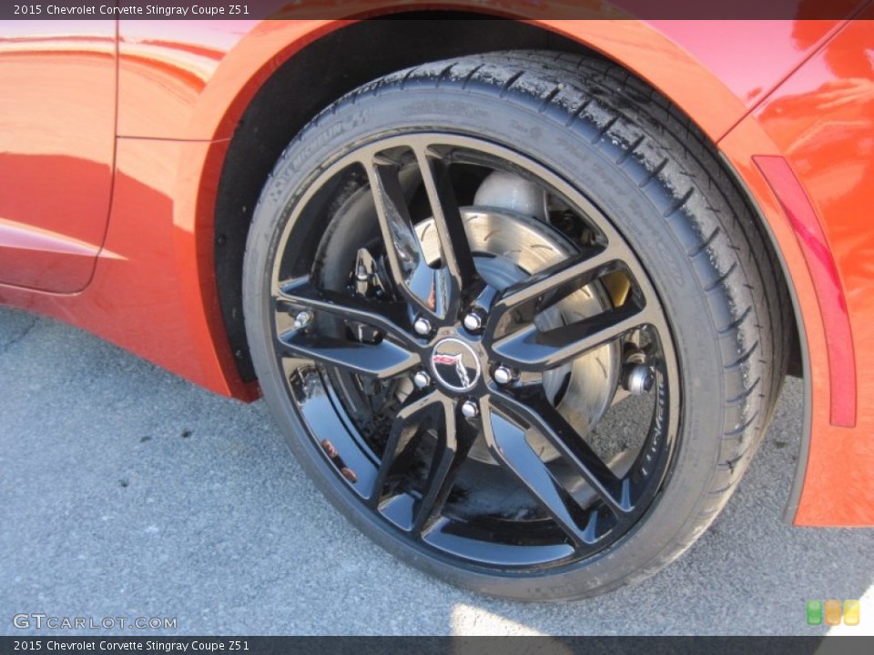 2015 Chevrolet Corvette Stingray Coupe Z51 Wheel and Tire Photo #102668986