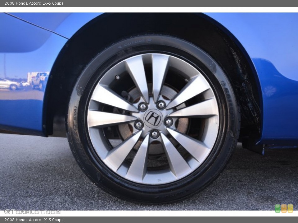 2008 Honda Accord LX-S Coupe Wheel and Tire Photo #102673375