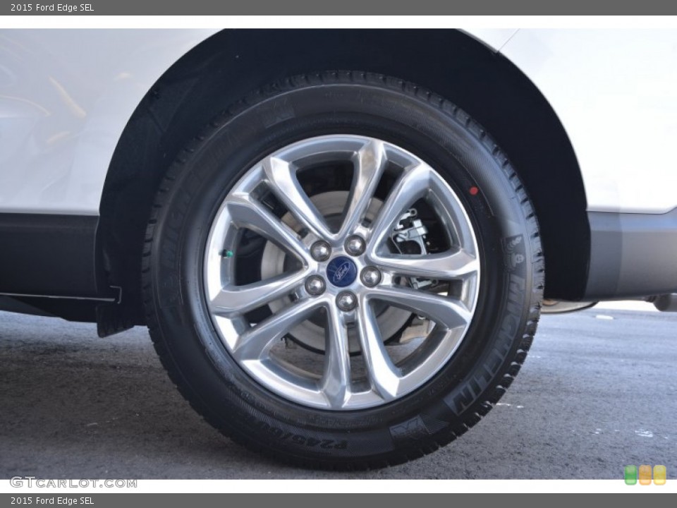 2015 Ford Edge SEL Wheel and Tire Photo #102674952