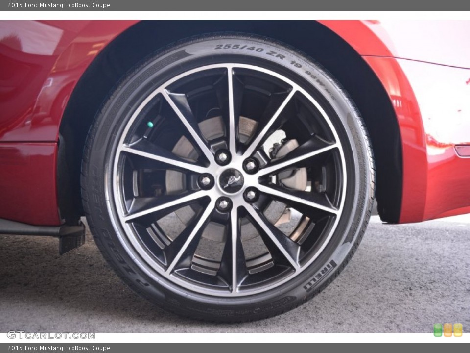 2015 Ford Mustang EcoBoost Coupe Wheel and Tire Photo #102675445