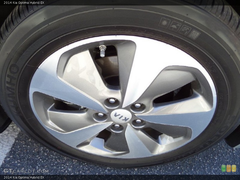 2014 Kia Optima Hybrid EX Wheel and Tire Photo #102682279