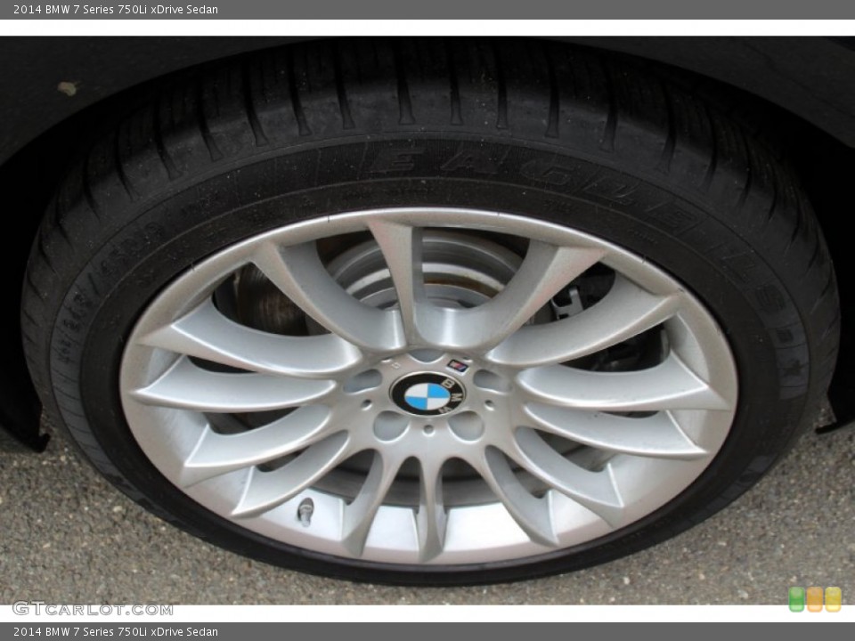 2014 BMW 7 Series 750Li xDrive Sedan Wheel and Tire Photo #102684080