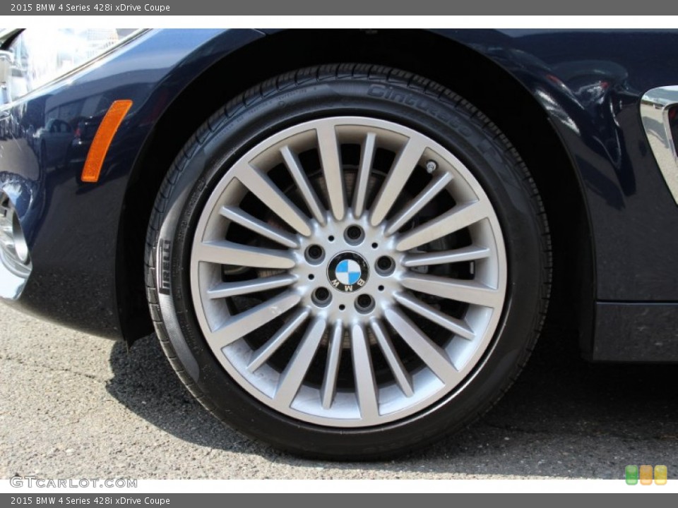 2015 BMW 4 Series 428i xDrive Coupe Wheel and Tire Photo #102685924