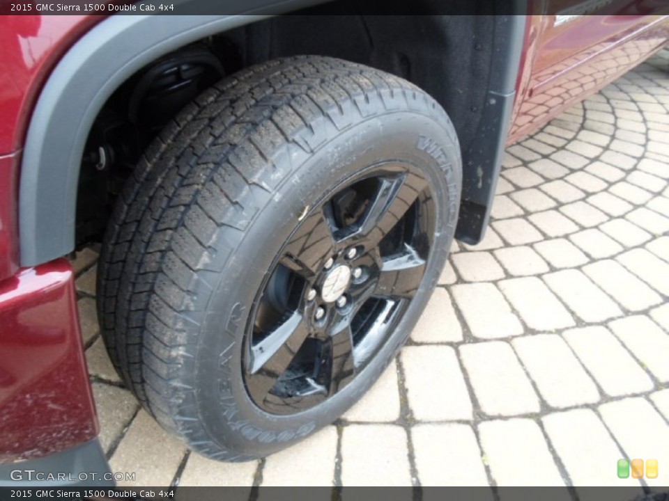 2015 GMC Sierra 1500 Double Cab 4x4 Wheel and Tire Photo #102693089
