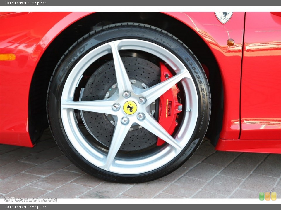 2014 Ferrari 458 Spider Wheel and Tire Photo #102727190