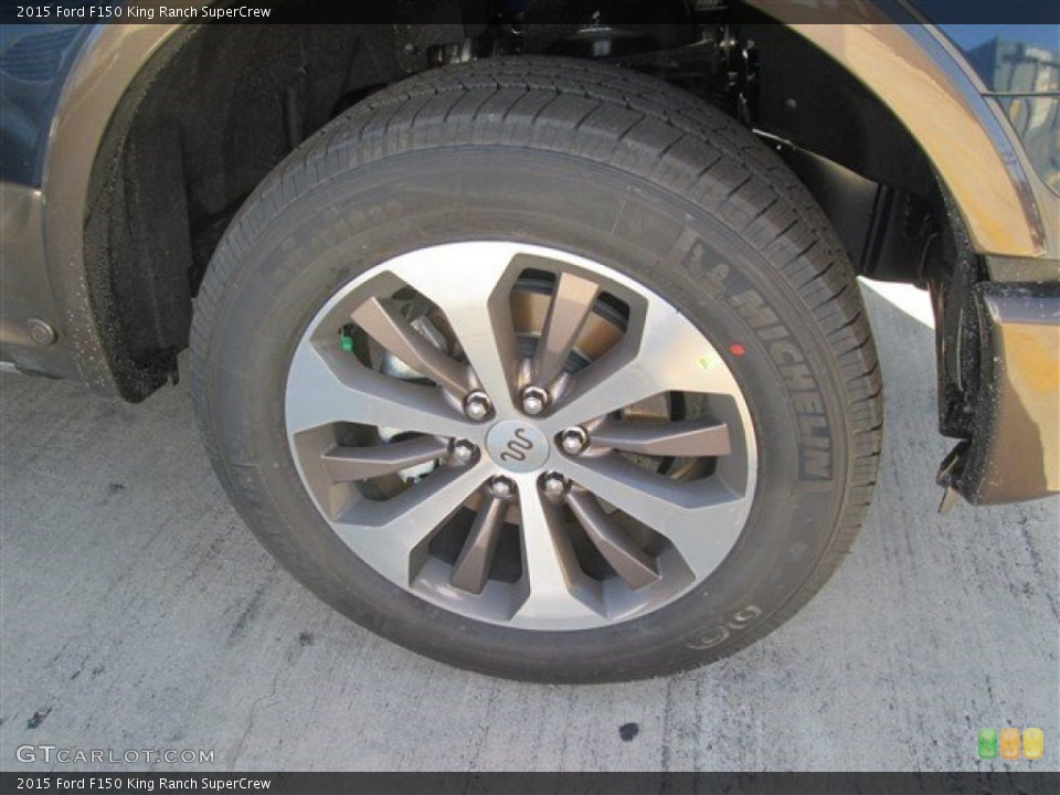 2015 Ford F150 King Ranch SuperCrew Wheel and Tire Photo #102736072