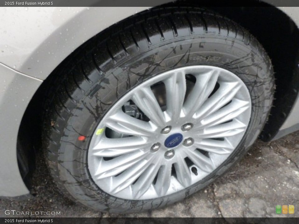 2015 Ford Fusion Hybrid S Wheel and Tire Photo #102753697