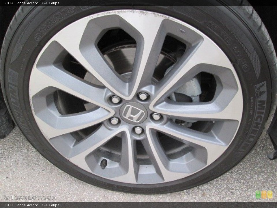 2014 Honda Accord EX-L Coupe Wheel and Tire Photo #102771224