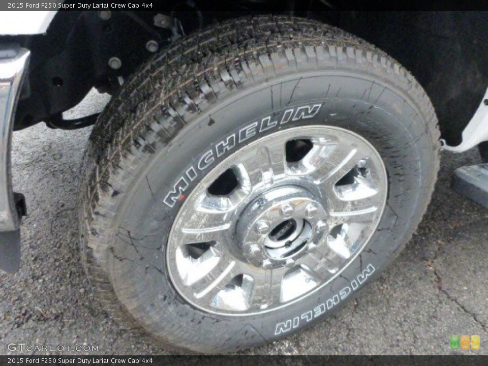 2015 Ford F250 Super Duty Lariat Crew Cab 4x4 Wheel and Tire Photo #102772730