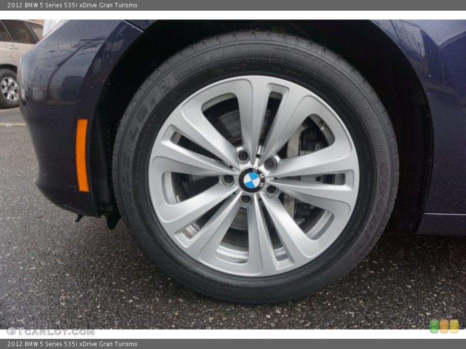 2012 BMW 5 Series 535i xDrive Gran Turismo Wheel and Tire Photo #102778064