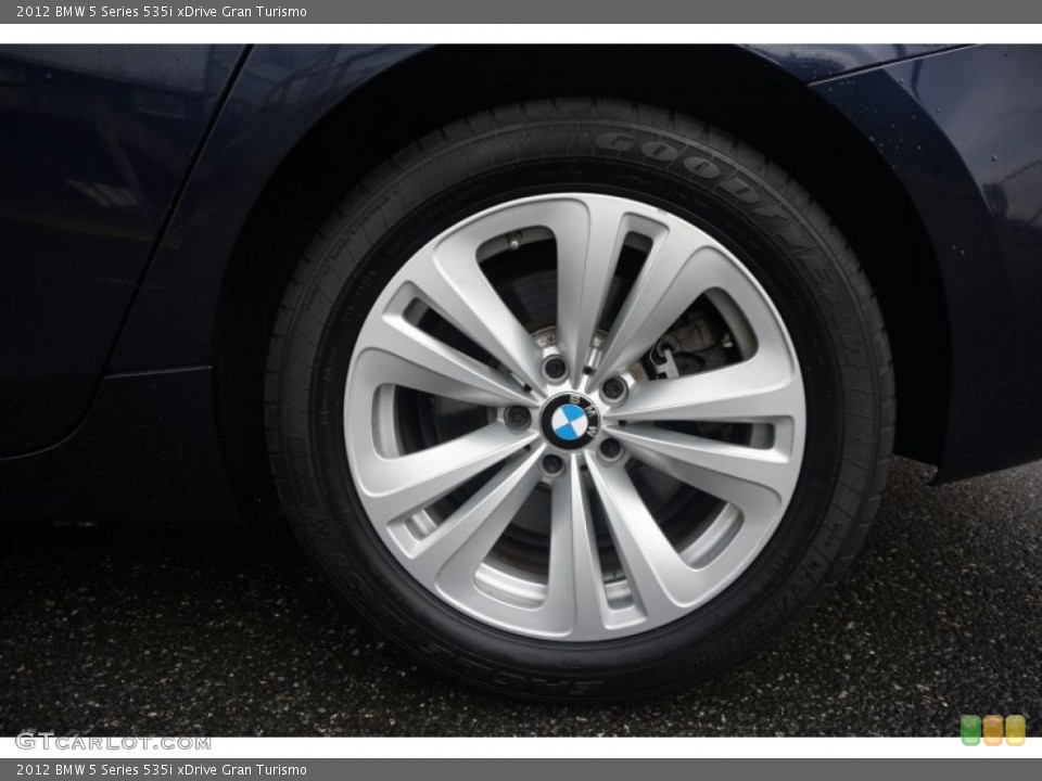 2012 BMW 5 Series 535i xDrive Gran Turismo Wheel and Tire Photo #102778088