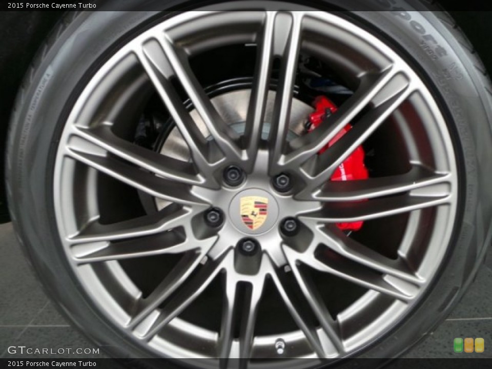 2015 Porsche Cayenne Turbo Wheel and Tire Photo #102779915