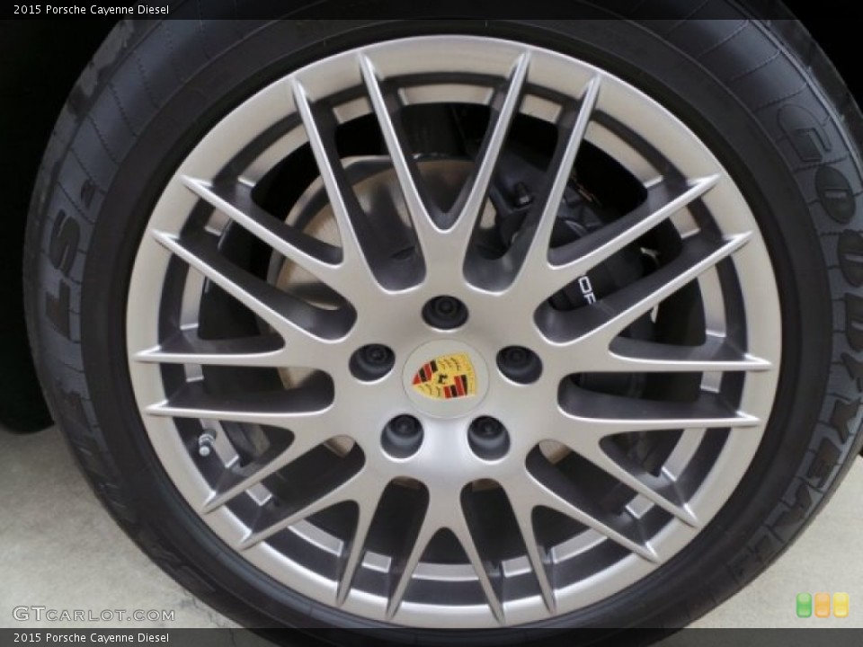 2015 Porsche Cayenne Diesel Wheel and Tire Photo #102780674