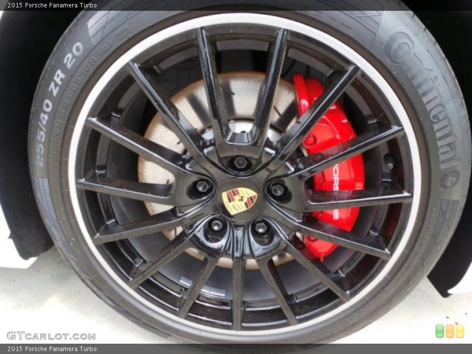 2015 Porsche Panamera Turbo Wheel and Tire Photo #102782154