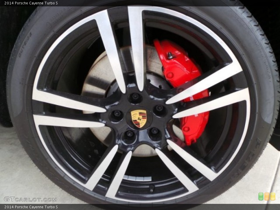 2014 Porsche Cayenne Turbo S Wheel and Tire Photo #102789155