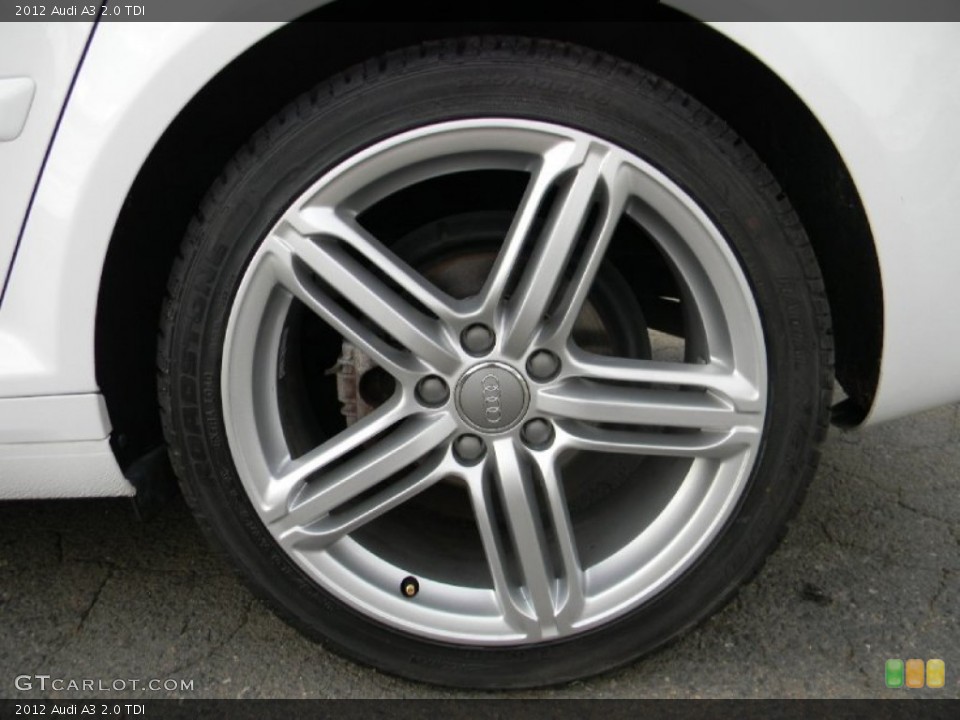2012 Audi A3 2.0 TDI Wheel and Tire Photo #102847487