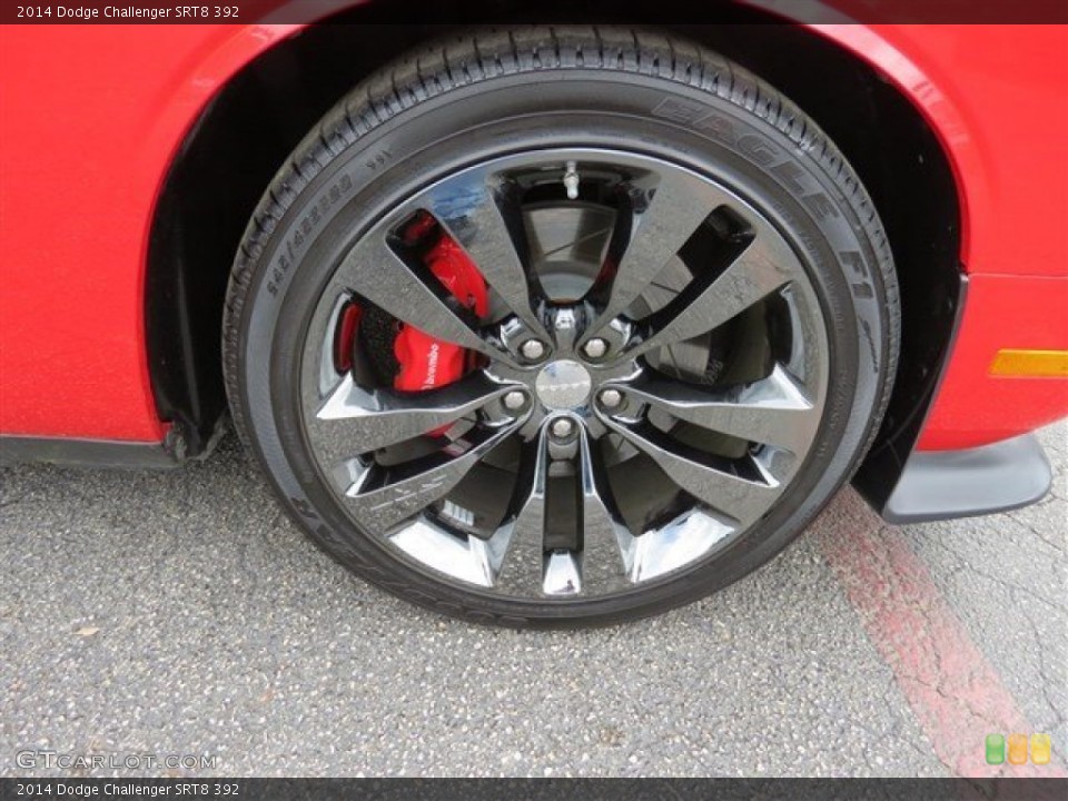 2014 Dodge Challenger SRT8 392 Wheel and Tire Photo #102847568
