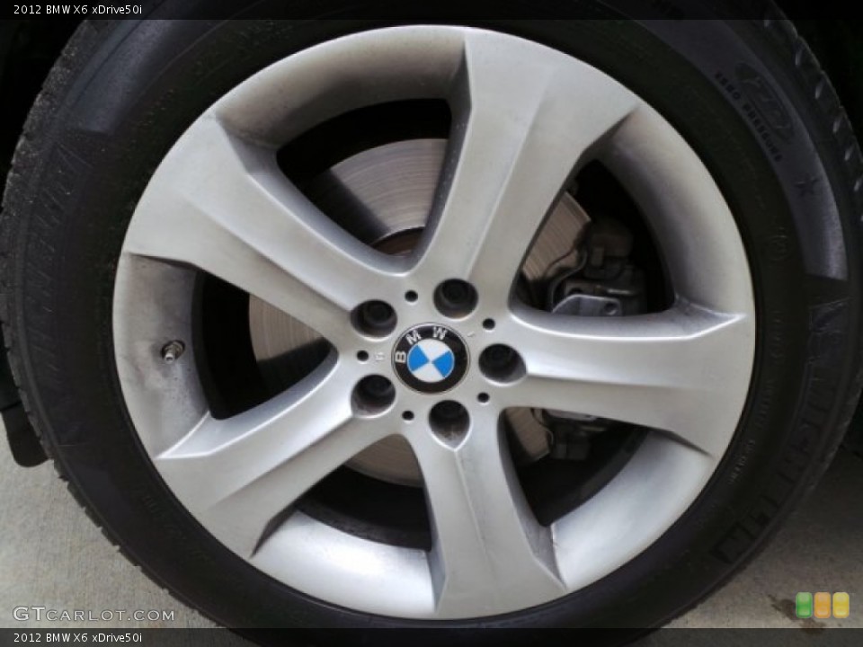 2012 BMW X6 xDrive50i Wheel and Tire Photo #102856275